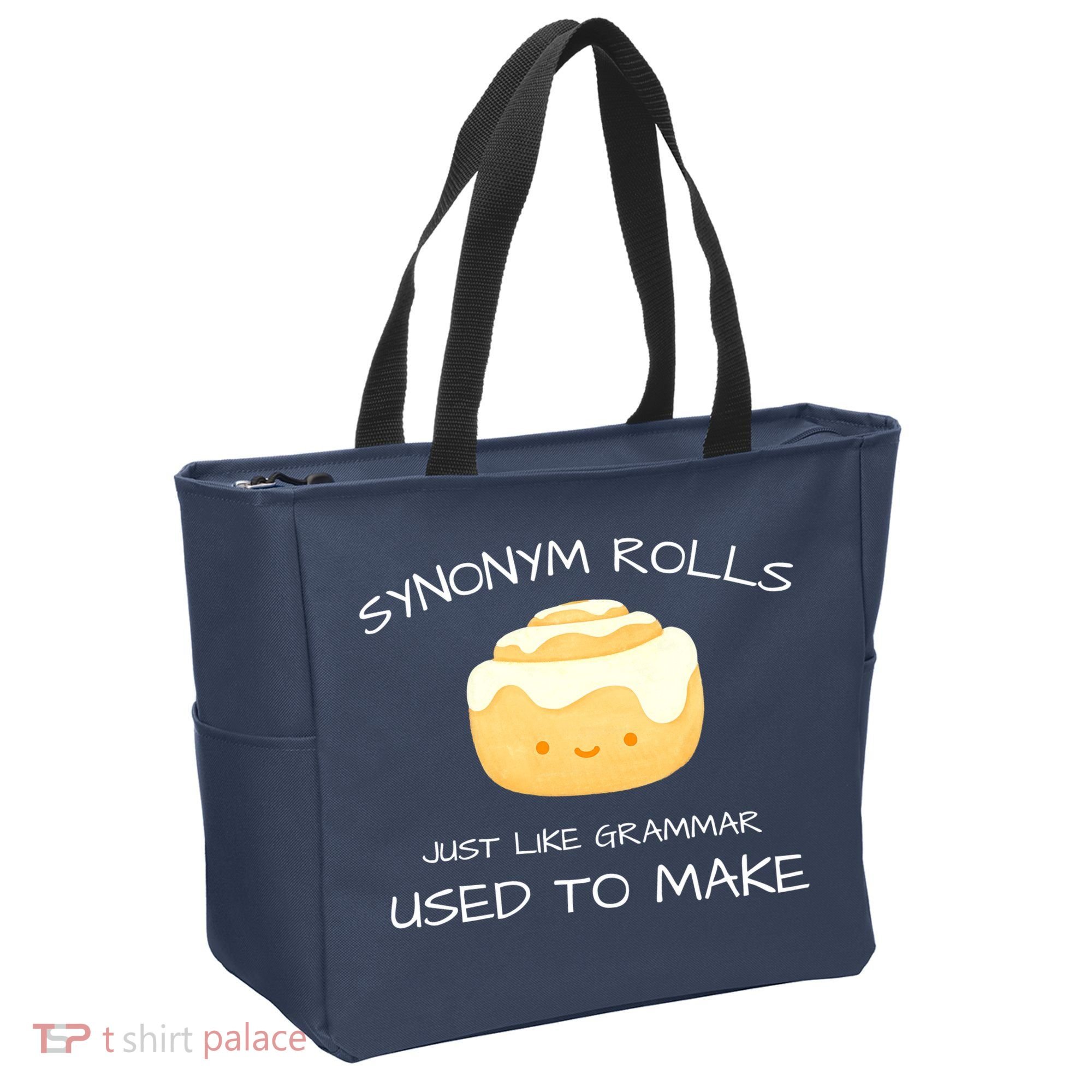 Synonym Rolls Just Like Grammar Used To Make English Teacher Tote Bag