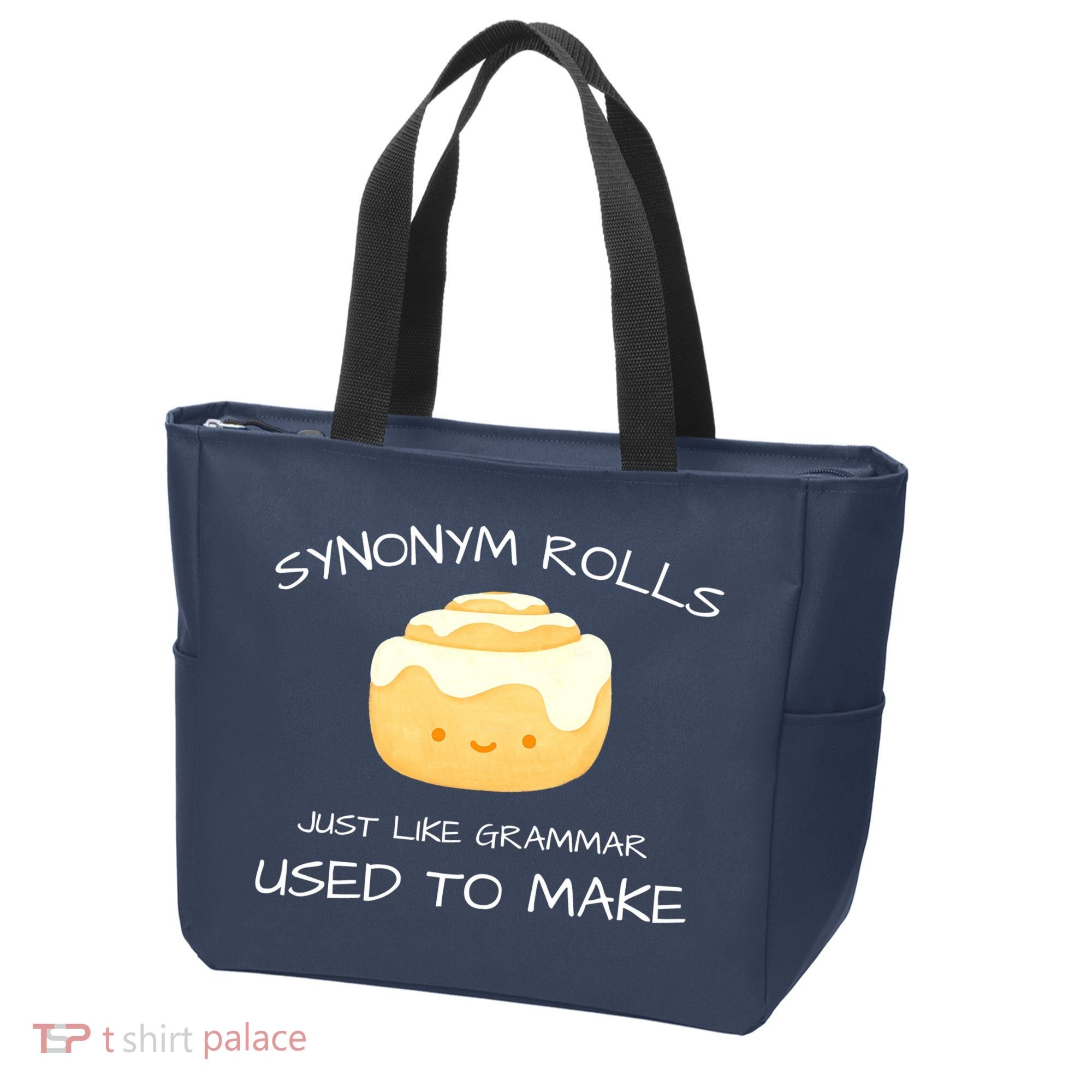 Synonym Rolls Just Like Grammar Used To Make English Teacher Tote Bag