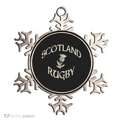 Scotland Rugby Jersey Vintage Scottish Rugby Thistle Ornament