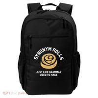Synonym Rolls Just Like Grammar Used To Make Humor Backpack thumb 0