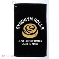 Synonym Rolls Just Like Grammar Used To Make Humor Golf Towel thumb 0