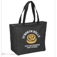 Synonym Rolls Just Like Grammar Used To Make Humor Tote Bag thumb 2