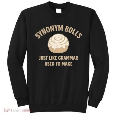 Synonym Rolls: Just Like Grammar Used to Make Sweatshirt