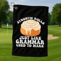 Synonym Rolls Just Like Grammar Used To Make Golf Towel thumb 1