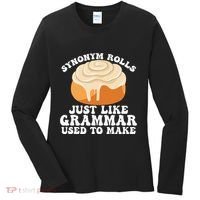 Synonym Rolls Just Like Grammar Used To Make Women's Long Sleeve Shirt thumb 0