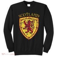 Scottish Rampant Lion Scotland Coat Of Arms Banner Sweatshirt thumb 0