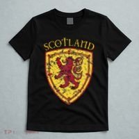 Scottish Rampant Lion Scotland Coat Of Arms Banner T-Shirt thumb 5