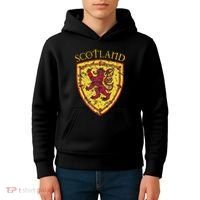 Scottish Rampant Lion Scotland Coat Of Arms Banner Kids Hoodie thumb 4