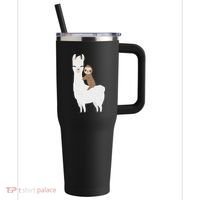 Sloth Riding Llama Funny Birthday Gift For Boy, Girl 40oz Vacuum Insulated Stainless Steel Travel Tumbler thumb 0
