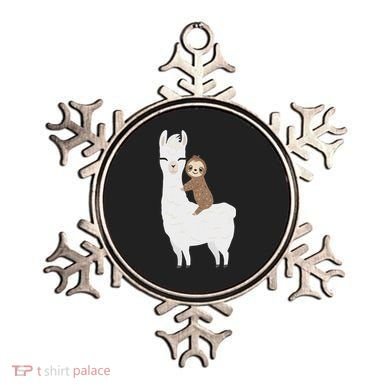 Sloth Riding Llama Funny Birthday Gift For Boy, Girl Ornament