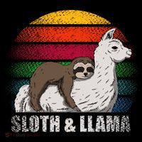 Sloth Riding LLAMA Bucket Hat thumb 4