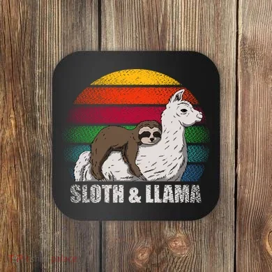 Sloth Riding LLAMA Coaster