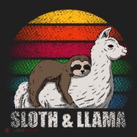 Sloth Riding LLAMA Tumbler thumb 3