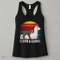Sloth Riding LLAMA Women's Tank Top thumb 3