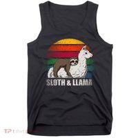 Sloth Riding LLAMA Tank Top thumb 0
