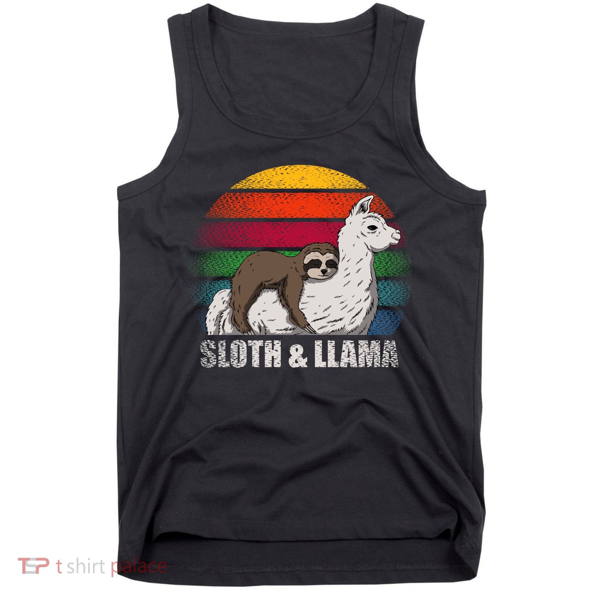 Sloth Riding LLAMA Tank Top