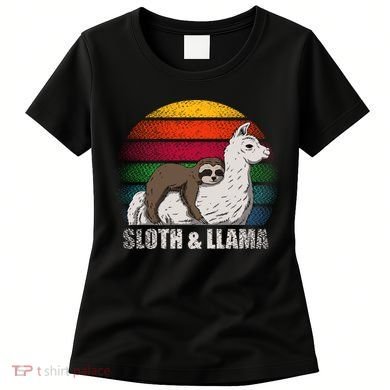 Sloth Riding LLAMA Women's T-Shirt
