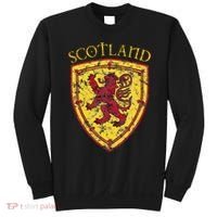 Scottish Rampant Lion Scotland Coat Of Arms Banner Sweatshirt thumb 0