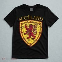 Scottish Rampant Lion Scotland Coat Of Arms Banner T-Shirt thumb 5