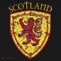 Scottish Rampant Lion Scotland Coat Of Arms Banner Coaster thumb 2