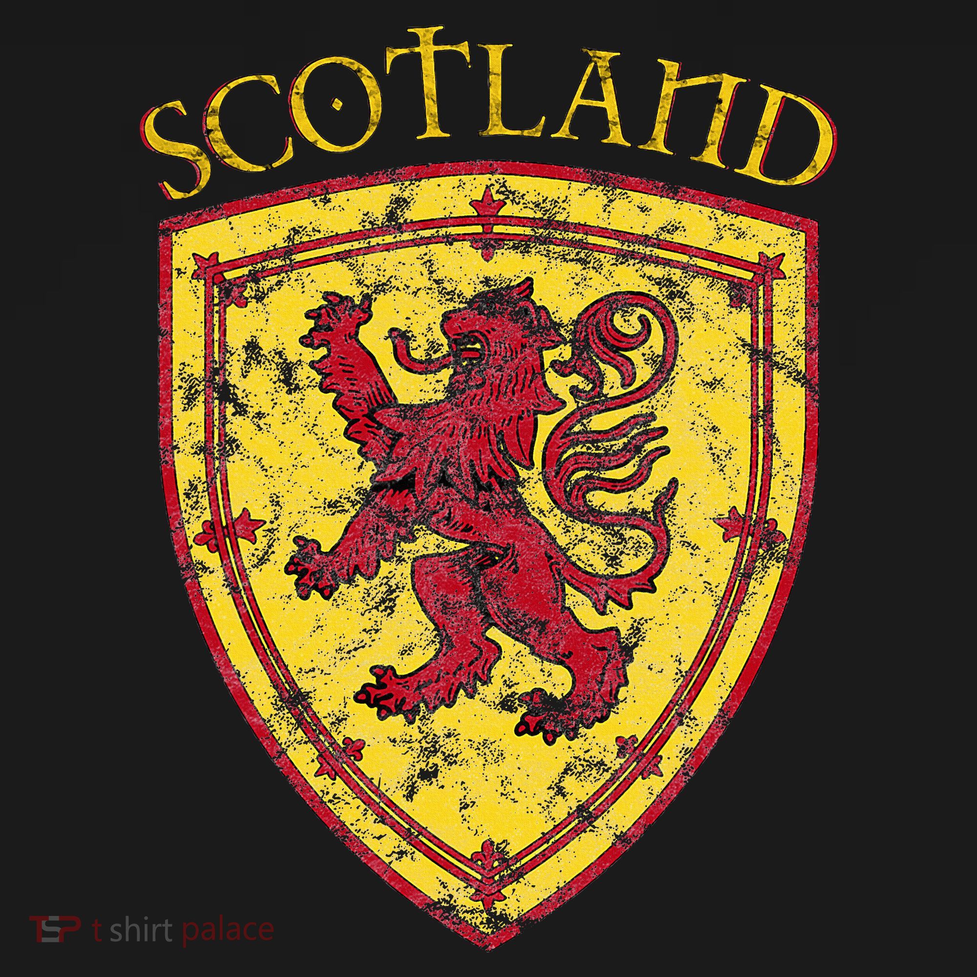 Scottish Rampant Lion Scotland Coat Of Arms Banner Women's Hoodie