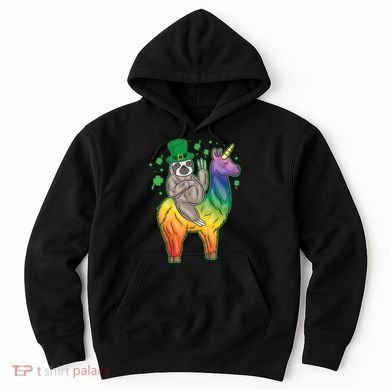 Sloth Rainbow Leprechaun Hoodie