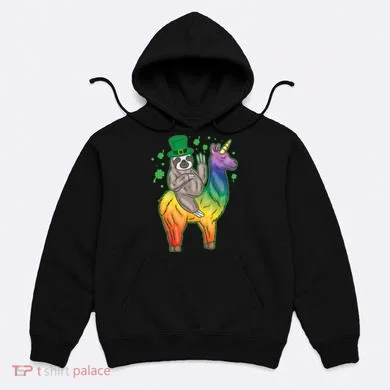Sloth Rainbow Leprechaun Hoodie