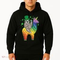 Sloth Rainbow Leprechaun Hoodie thumb 2