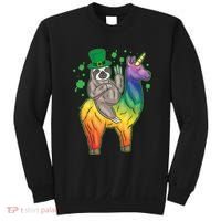 Sloth Rainbow Leprechaun Sweatshirt thumb 0