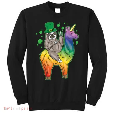Sloth Rainbow Leprechaun Sweatshirt