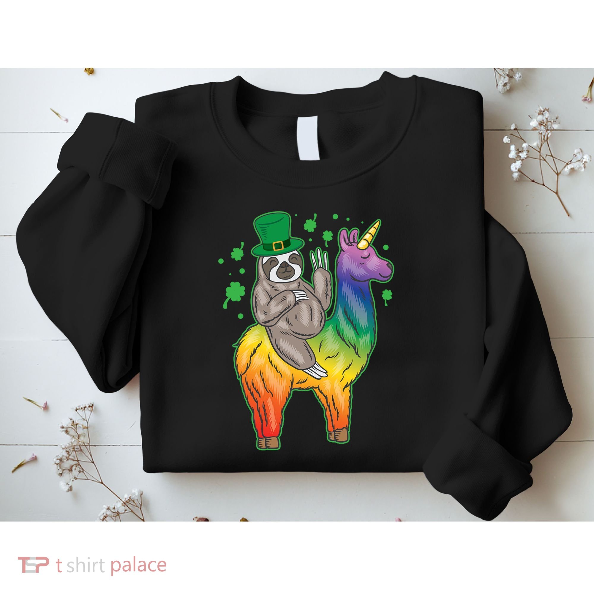 Sloth Rainbow Leprechaun Sweatshirt