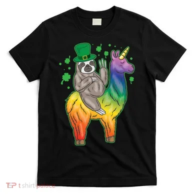 Sloth Rainbow Leprechaun T-Shirt