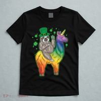 Sloth Rainbow Leprechaun T-Shirt thumb 5