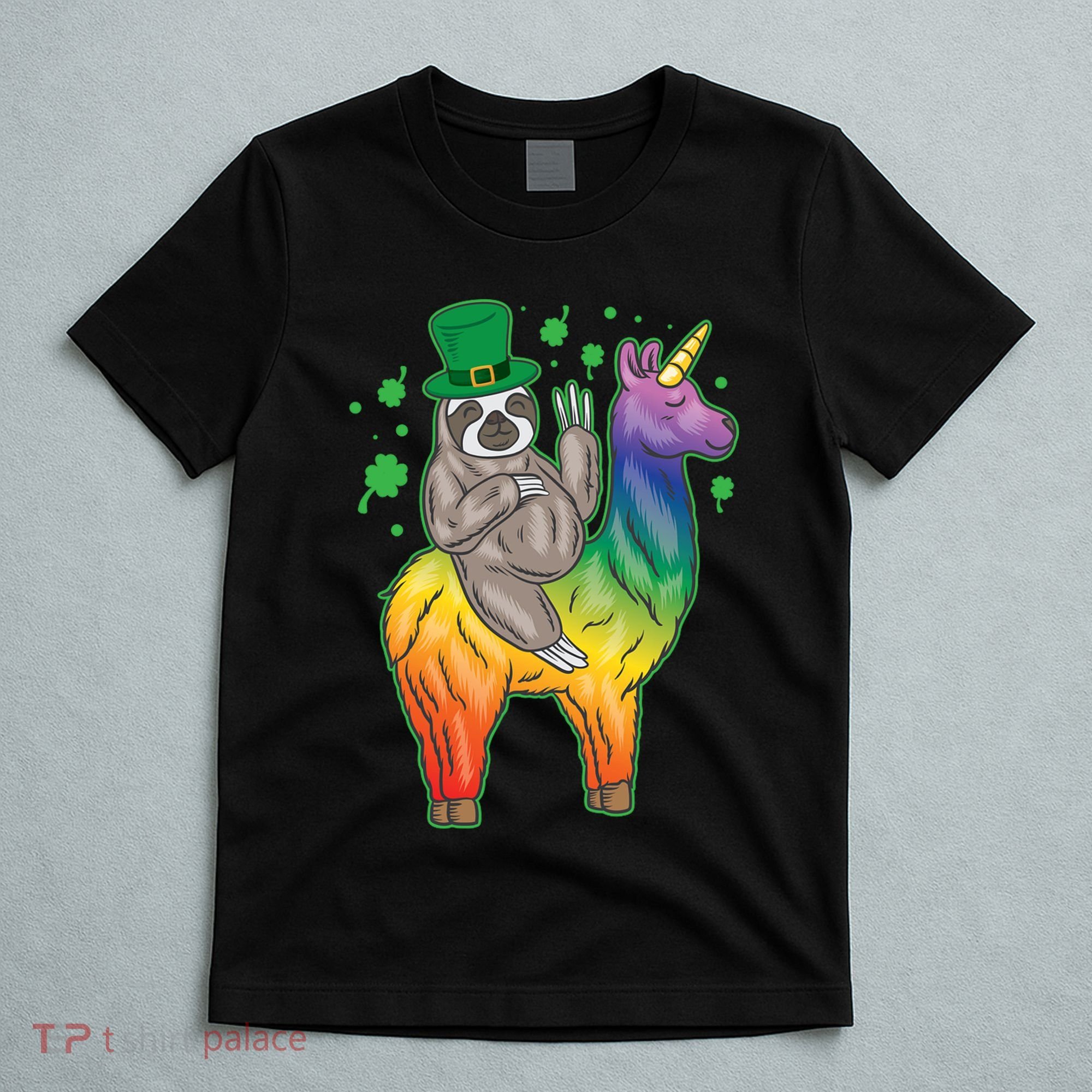 Sloth Rainbow Leprechaun T-Shirt