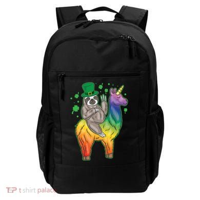 Sloth Rainbow Leprechaun Backpack