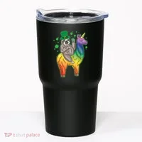 Sloth Rainbow Leprechaun Tumbler thumb 0