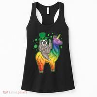 Sloth Rainbow Leprechaun Women's Tank Top thumb 0