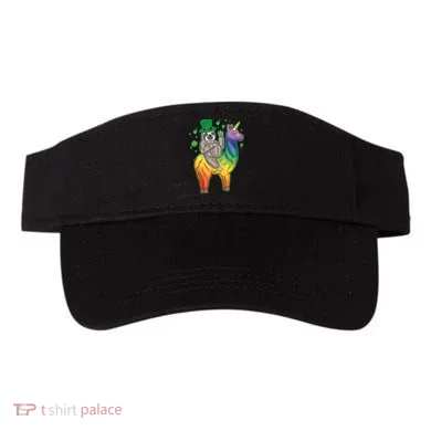 Sloth Rainbow Leprechaun Visor