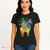 Sloth Rainbow Leprechaun Women's T-Shirt thumb 4