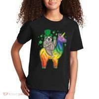 Sloth Rainbow Leprechaun Kids T-Shirt thumb 2