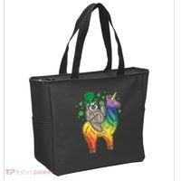 Sloth Rainbow Leprechaun Tote Bag thumb 2