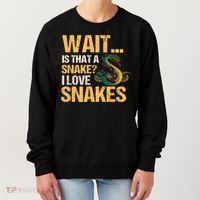 Snake Reptile Lovers Herpetologist Ophidiophilia Women's Sweatshirt thumb 0