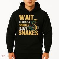 Snake Reptile Lovers Herpetologist Ophidiophilia Hoodie thumb 2
