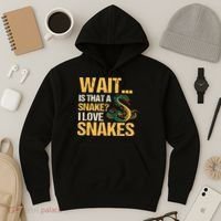 Snake Reptile Lovers Herpetologist Ophidiophilia Hoodie thumb 3
