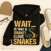 Snake Reptile Lovers Herpetologist Ophidiophilia Hoodie thumb 4