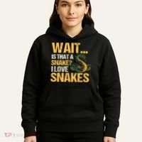 Snake Reptile Lovers Herpetologist Ophidiophilia Hoodie thumb 5