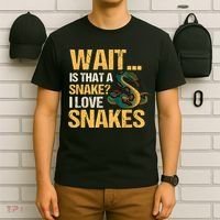 Snake Reptile Lovers Herpetologist Ophidiophilia T-Shirt thumb 6