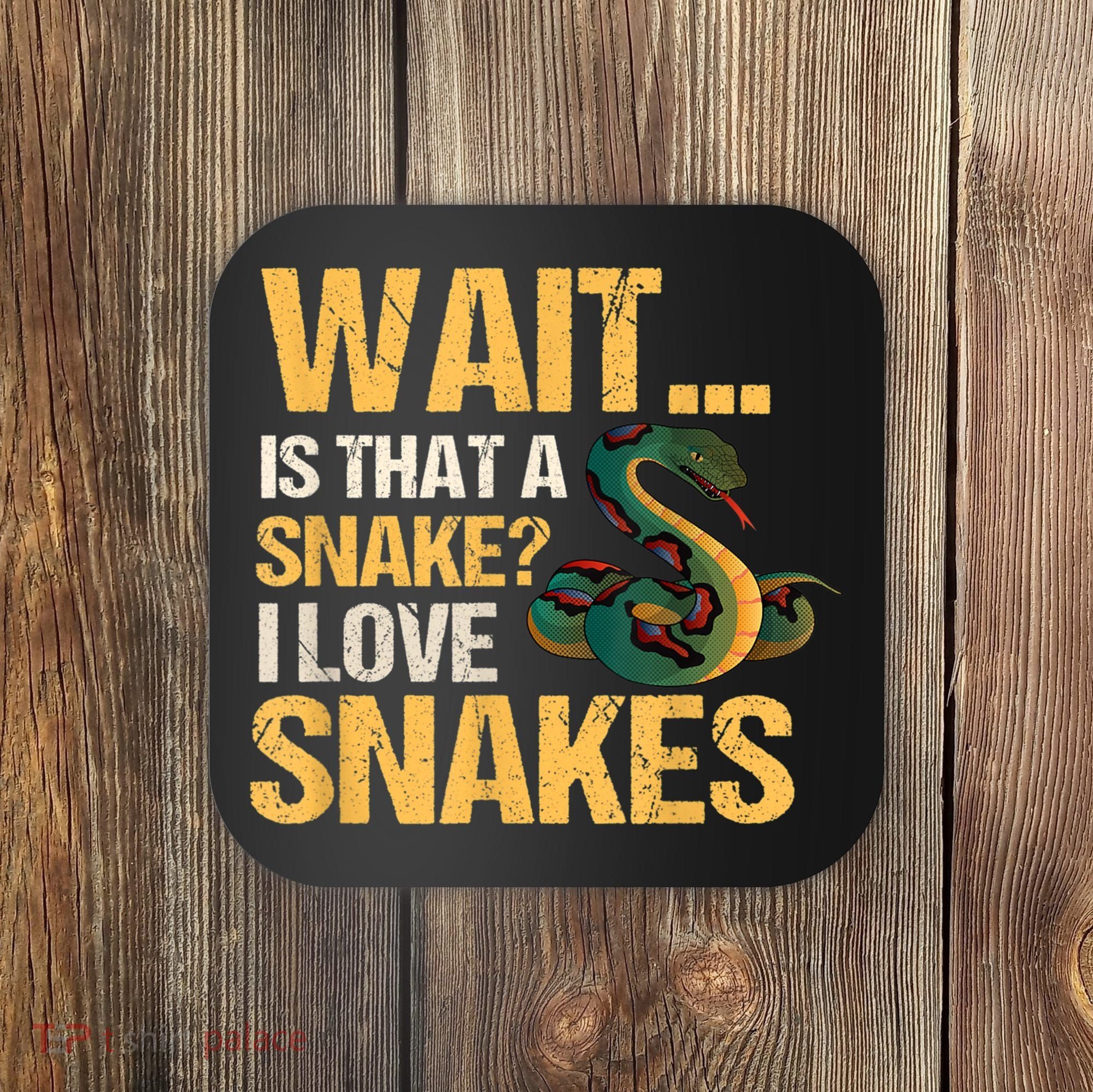 Snake Reptile Lovers Herpetologist Ophidiophilia Coaster
