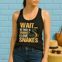 Snake Reptile Lovers Herpetologist Ophidiophilia Women's Tank Top thumb 2