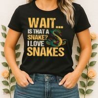 Snake Reptile Lovers Herpetologist Ophidiophilia Women's T-Shirt thumb 2